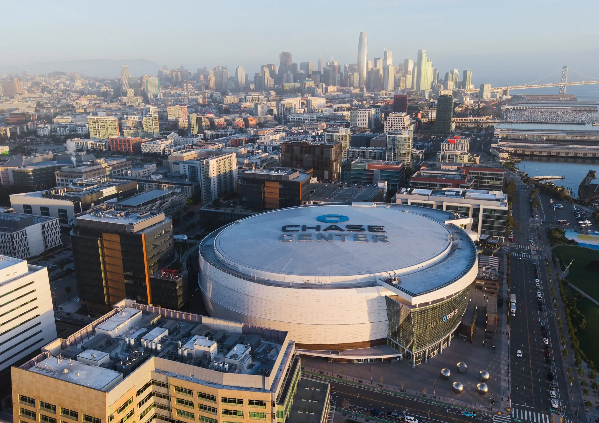 Chase Center from above